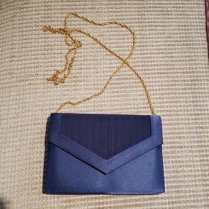 Valerie Steven's Navy Silk Purse NWOT